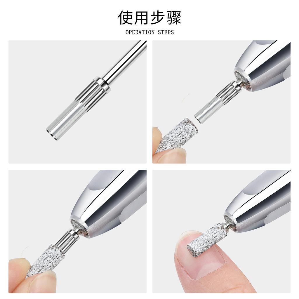 Nail Art Small Sand Ring Bearing Nail Polishing Nail Art Remover Nail Art Polishing Exfoliating Shaft Tool