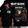 2025 Rapper SFDK Album Tour Merch T Shirt Men's Retro Style Fashion 100% Pure Cotton Printed T-shirt Hip Hop Gothic Clothing Y2k