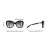 Chanel Pearl Arm Square Metal Sunglasses Women Sunglasses Black CH5339H-C501/S6