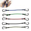 Multi Purpose Bungee Straps for Daily Use Cord with Metal Hooks, Elastic Rope Durable Secure Heavy Duty Cords Hooks Strap, Flexible Fastening