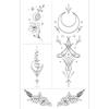Butterfly Ghost Bow Flower Kitten English Short Sentences Multi-Picture Finger Tattoo Sticker
