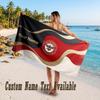 Brentford Football Design Beach Towel Custom Text Large Towel for Beach Vacation