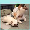 Cozy Pug Dog Plush Cushion Fluffy Hugging Toy For Relaxation Perfect Gift For Friends