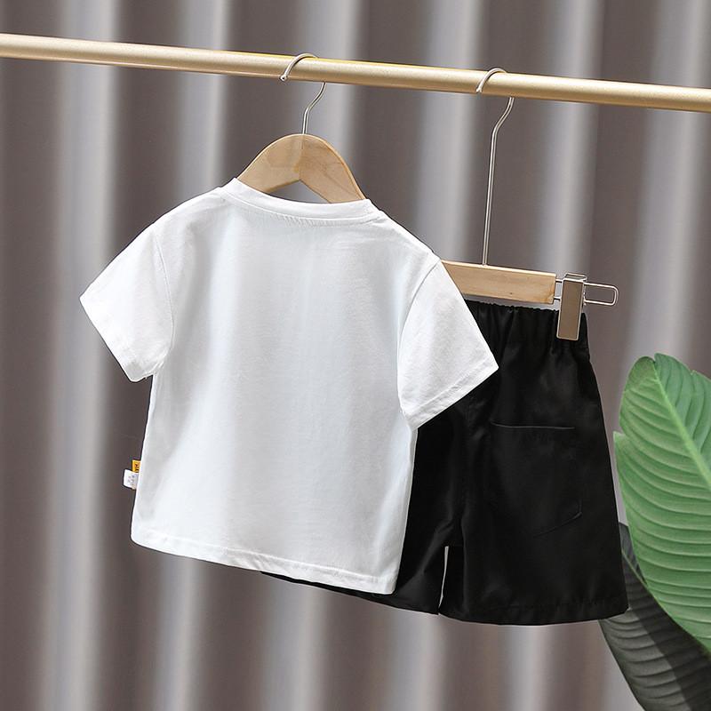 Stylish Summer Outfit For Boys Soft Cotton Two Piece Set For Ages 1 To 7 Years