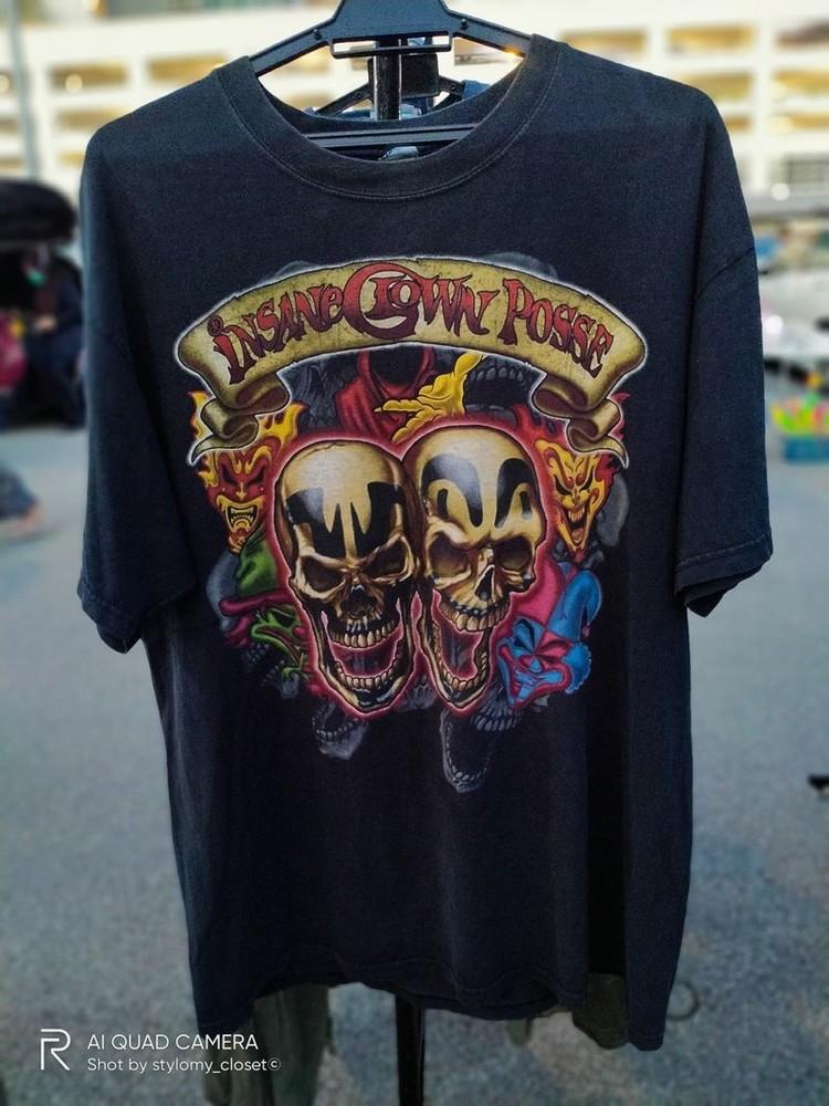 Винтажная унисекс футболка Insane Clown Posse “The Posse Lives” Для мужчин женщин KH2868 Унисекс футболка XXXXL