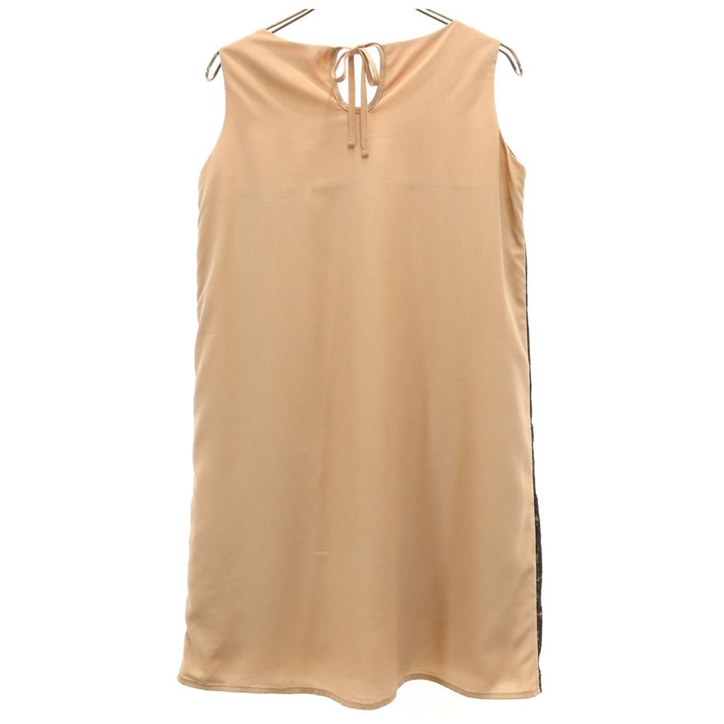 SENSE OF PLACE No Sleeve Mini Dress 36 Beige Brown Urban Research Women Used