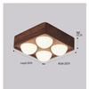 NuFeng Wireless Rechargeable Black Walnut Downlight