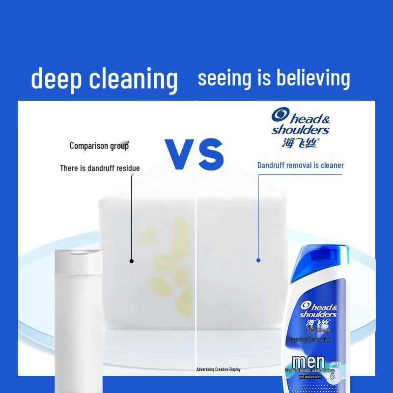 Head & Shoulders Men's Anti-Dandruff Shampoo, Hydrating