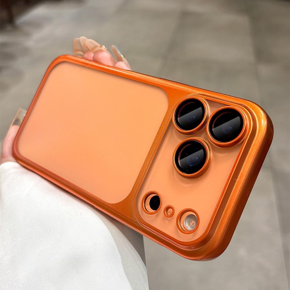 Ultra Slim Case for For Iphone 17 Pro Max 17 Pro Air Cover Matte Hard Plating PC All-round Camera Film Protector Shockproof Shell