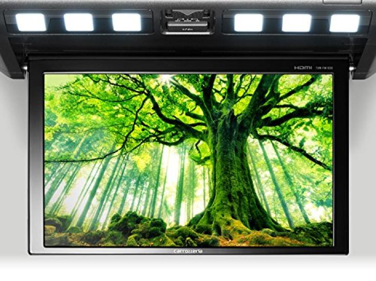 Pioneer Flip Down Monitor inch Black WVGA Room Lamp Carrozzeria TVM-FW1030-B 10.2