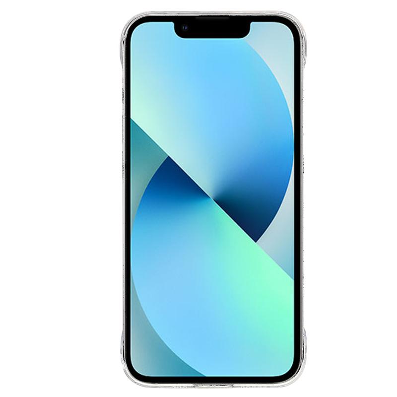 Clear Phone Case for iPhone 13 mini,Hard PC Frameless Mobile Phone Protective Cover