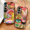 Funny Pumpkin Y-Yayoi K-Kusama Phone Case For Samsung Galaxy A73,A72,A71,A70,A53,A52,A51,Others Soft Black Cover