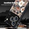 Vintage Floral Pattern Case For iPhone 17 Pro Max Magnetic For Magsafe Rugged Bumper Cover For iPhone 16 15 14 13 Pro Max