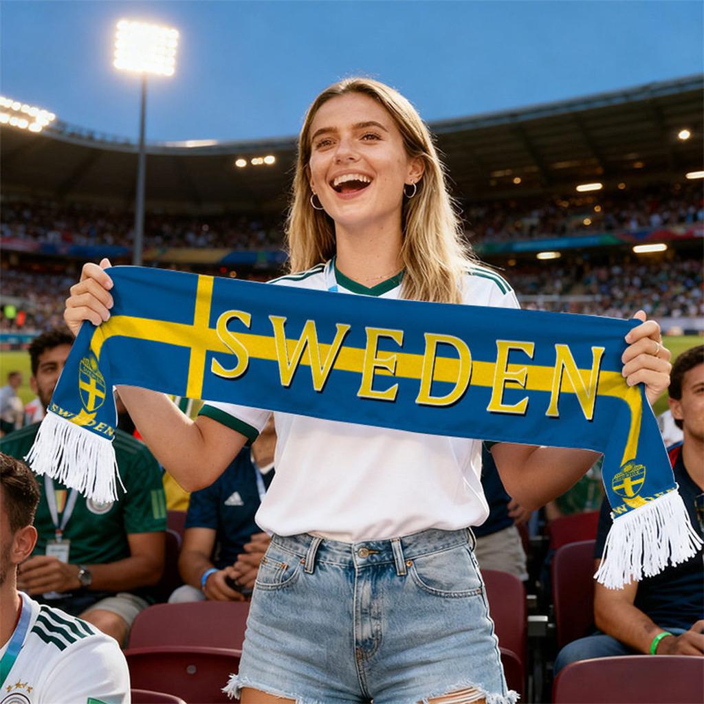 Morocco Soccer Fan Scarf World Cup Football Supporter Scarf Club Team Football Fan Merchandise Accessories for Outdoor Events and Matches