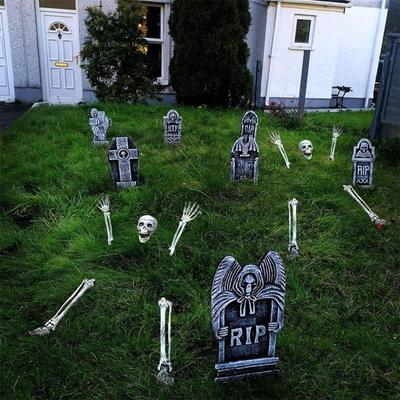Realistic Skeleton Stakes, Creepy Arms and Legs Decorative Lawn Stakes Graveyard Decor for Backyard