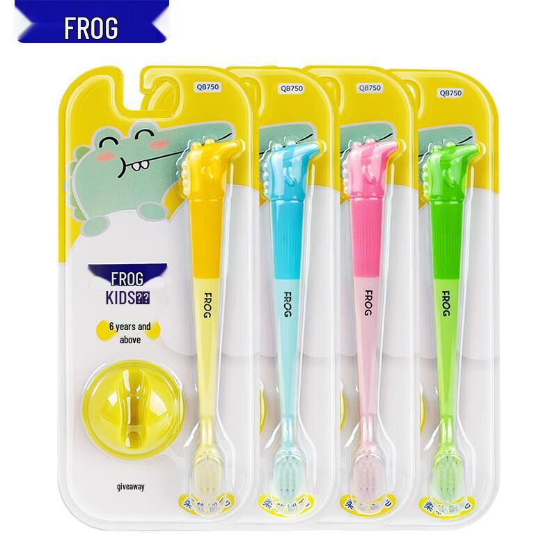 Frog & Crocodile Kids Soft-Bristle Toothbrush 2-Pack