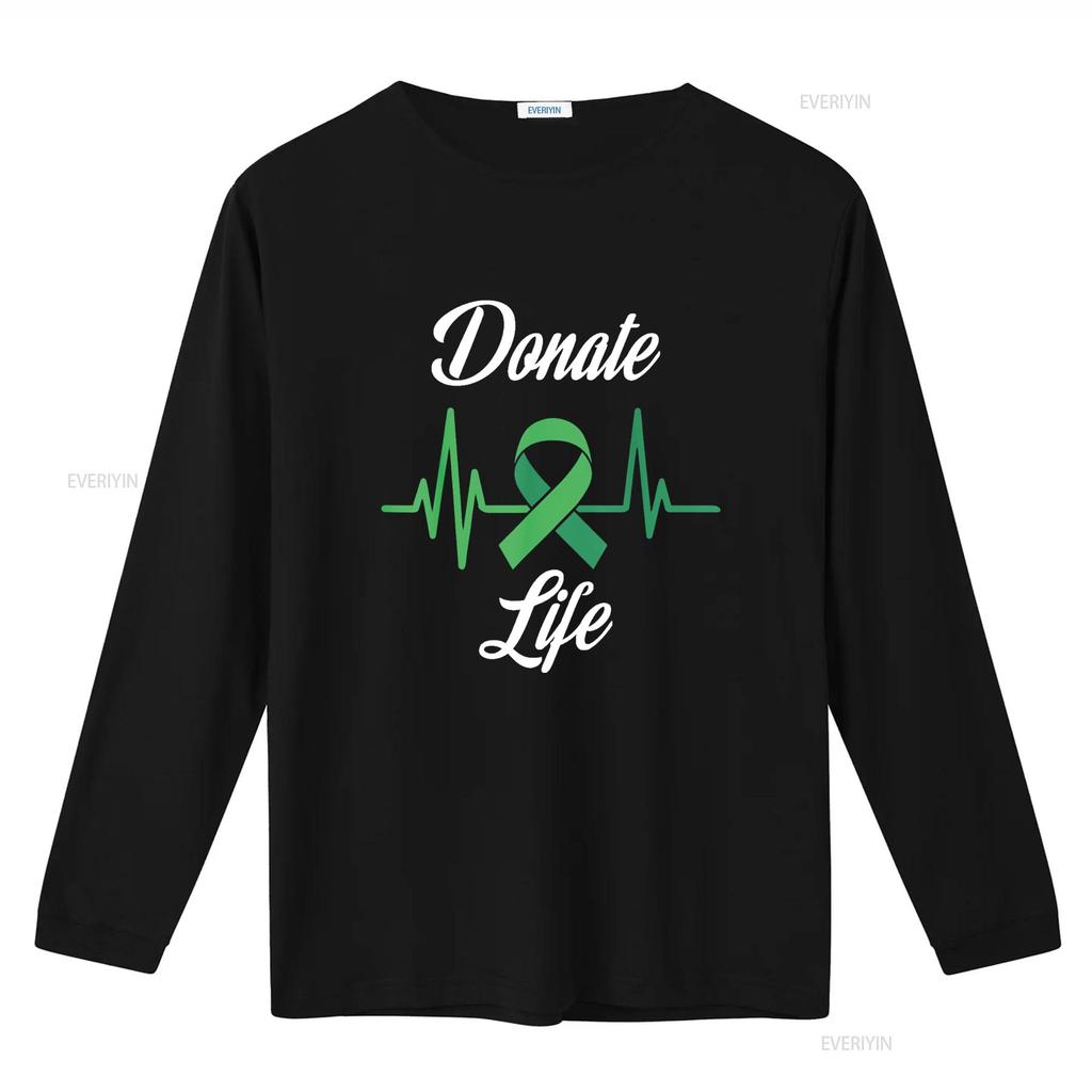Organ Donors Heartbeat Donate Life T Shirt Vintage Washed Comfortable Stylish Breathable Slightly Stretched Soft Fashion