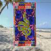 Tropical Bird & Snake & Fish Beach Towel,Soft Quick-Drying,Perfect For Portable Outdoor Travel,Swimming,Camping And Summer Beach