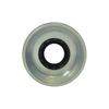 Soft Black and White Longboard Skateboard Parts Made of Durable PU Material with Wheels