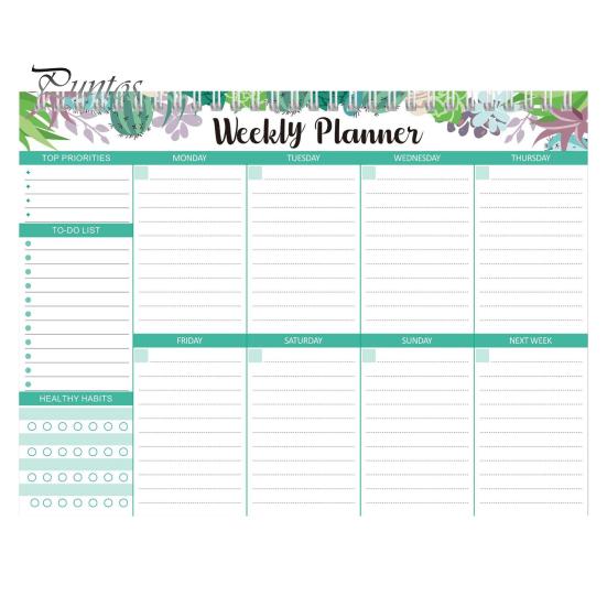 

Ежедневник Дизайн катушки Еженедельный планировщик Блокнот Напоминания о встречах Блокнот для домашнего школьного офиса