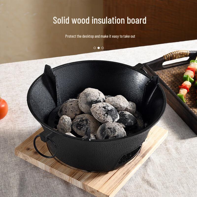 Outdoor Campfire Tea & BBQ Charcoal Stove Set