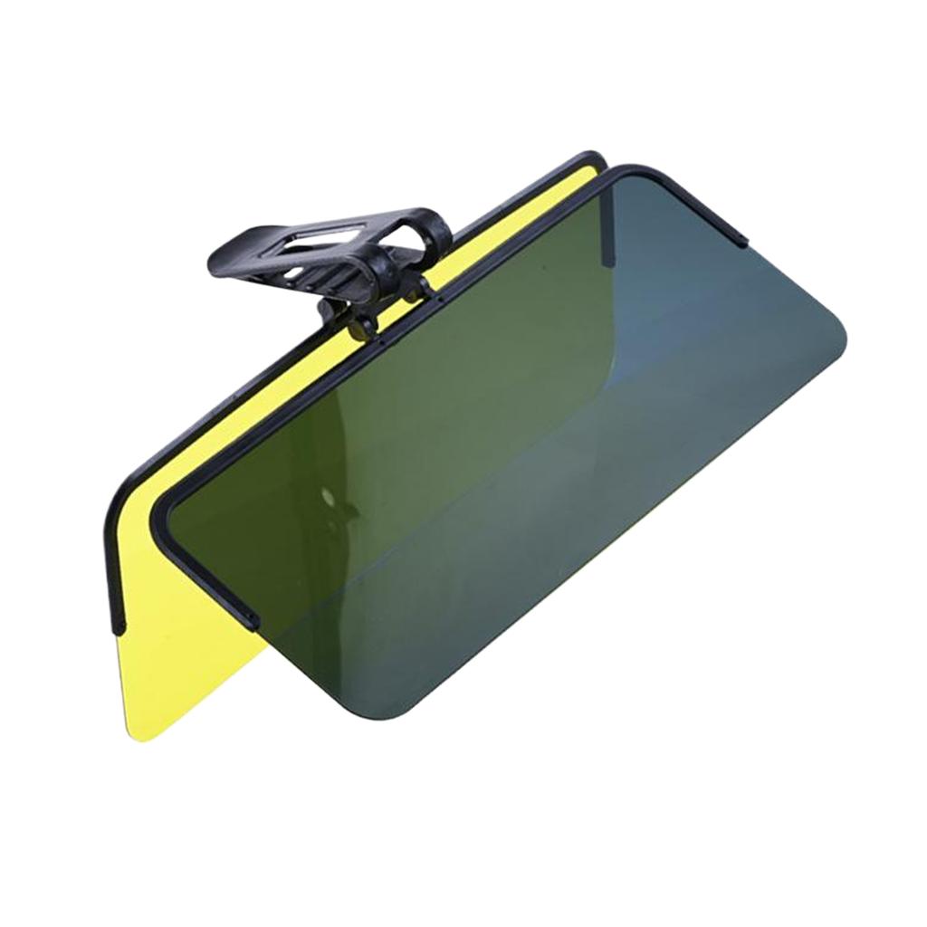 2in1 Day Night Car Sun Visor Extender Universal HD Anti-Dazzle Anti-UV Polarized Sunshade Plate for Safety Driving Car Goggles