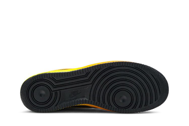 Men's Sneakers Nike Air Force 1 Low Black Yellow Orange Black/Opti Yellow-Orange Peel