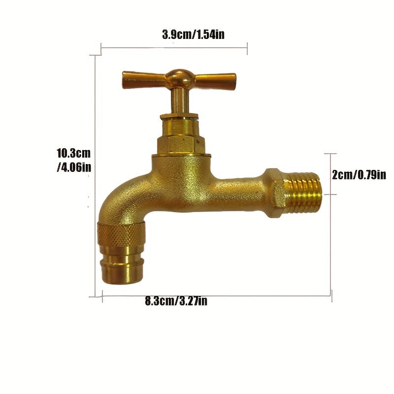 

1 шт. Полностью медный народный кран, старомодный кран для стиральной машины, наружный антифризный противоугонный носик для улицы Pack of 1
