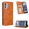 Nokia G60 5G Magnetic Flip Leather Case with Card Slot, Retro Design