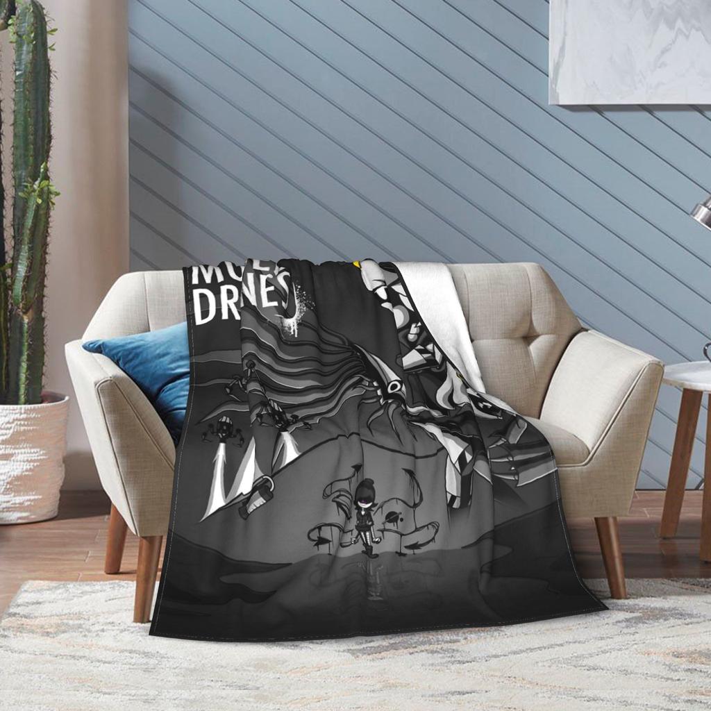 Murder Drones Throw Blanket for Couch Cool Doorman Soft Cozy Plush Blanket 50x60 Inches Multi-size Bedspreads for All Seasons