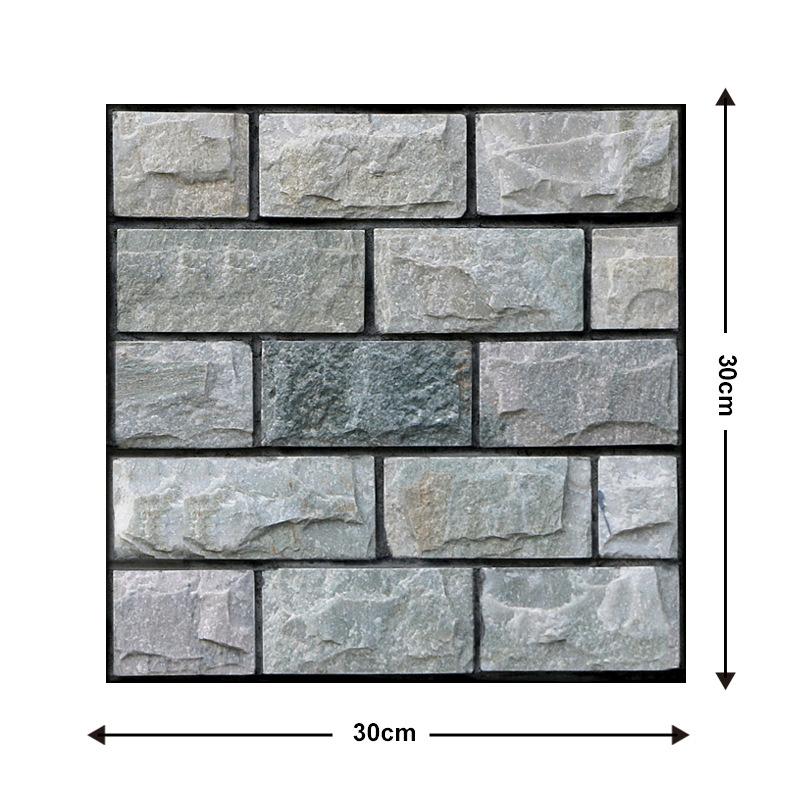 10/20pcs 3D Simulation Brick Pattern Wall Sticker Home Decor Self-Adhesive Wallpaper for Bedroom,Kitchen,Living Room Background