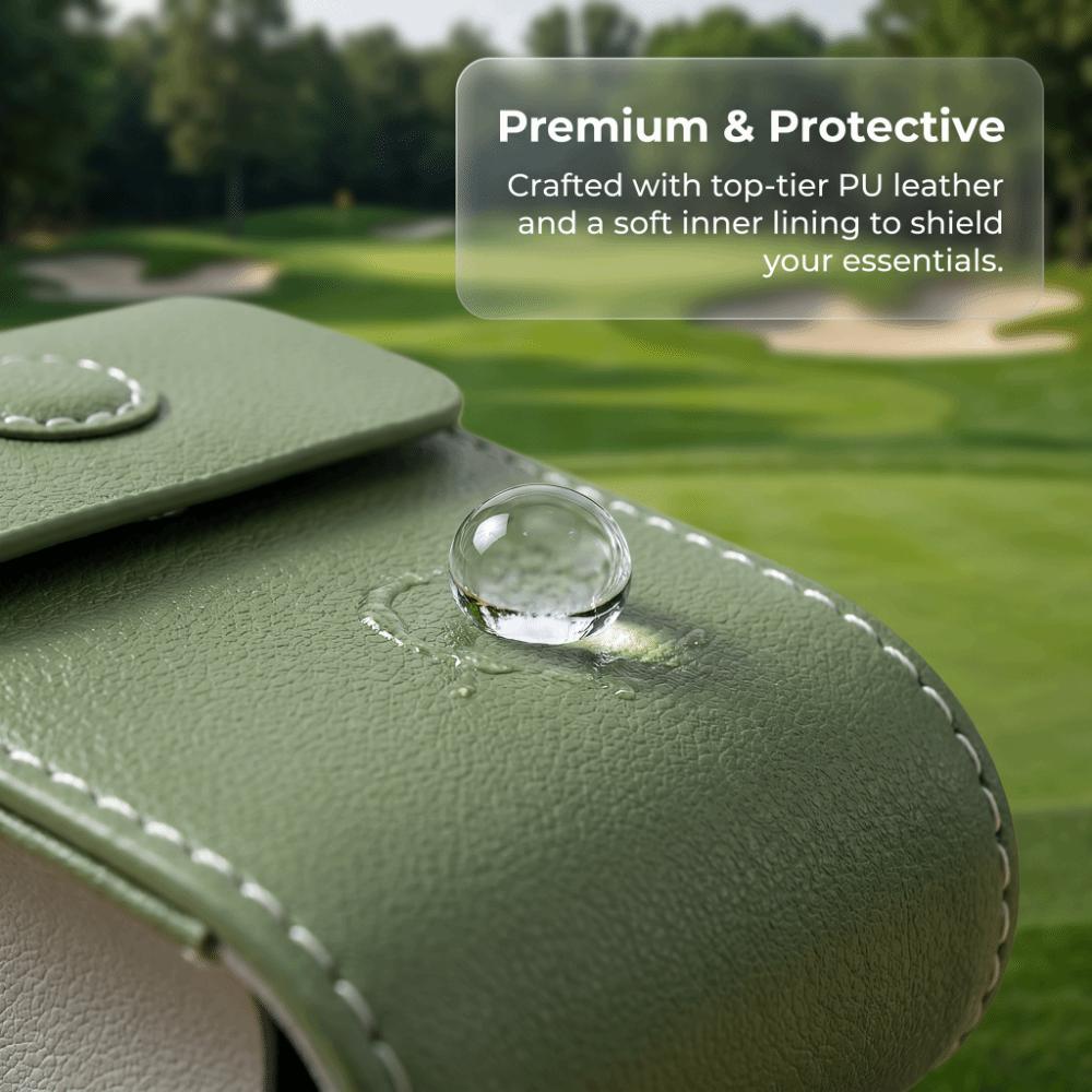 Universal Range Finder Carry Bag PU Leather Rangefinder Hard Case Rangefinder Holder  For Golf