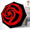1pc Spiral Pattern Automatic Folding Umbrella Durable Iron Frame,All Seasons Home Travel Outdoor Multifunctional Umbrella Yy251115100