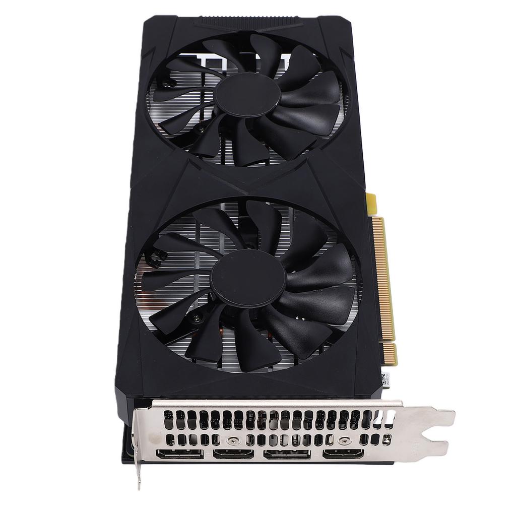 Grafikkarte 12GB GDDR6 192 Bit PCI Express 3.0 X16 Gaming-Grafikkarte GPU mit zwei Kühlventilatoren für Computer PC