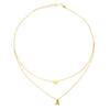 European & American Titanium Steel Letter Necklace for Women - High-End Luxury Clavicle Chain, Colorfast Stainless Steel Jewelry