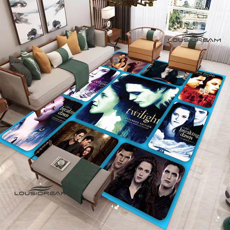 The Twilight Saga printed carpet Living room bedroom non-slip carpets Yoga mat Outdoor carpet kawaii rug birthday gift