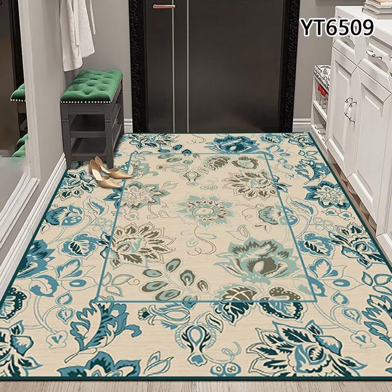 Household Entry Door Floor Mat, Entrance Entrance Entrance Flower Carpet, High-End Sense Of High-End Door, Dirt-Resistant And Easy To Take Care Of