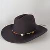 Fedora Cowboy Concho Hat for Men and Women Western Cowboy Las Vegas Nashville Party Hat Wide Brim Riding Hat Cowboy Hat