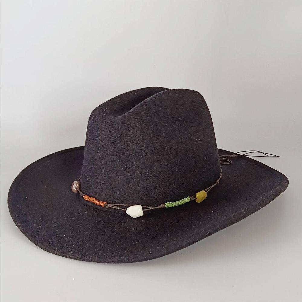 Fedora Cowboy Concho Hat for Men and Women Western Cowboy Las Vegas Nashville Party Hat Wide Brim Riding Hat Cowboy Hat