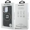 Karl Lagerfeld IML Choupette Head Logo MagSafe Case for iPhone 16 Pro Max Black