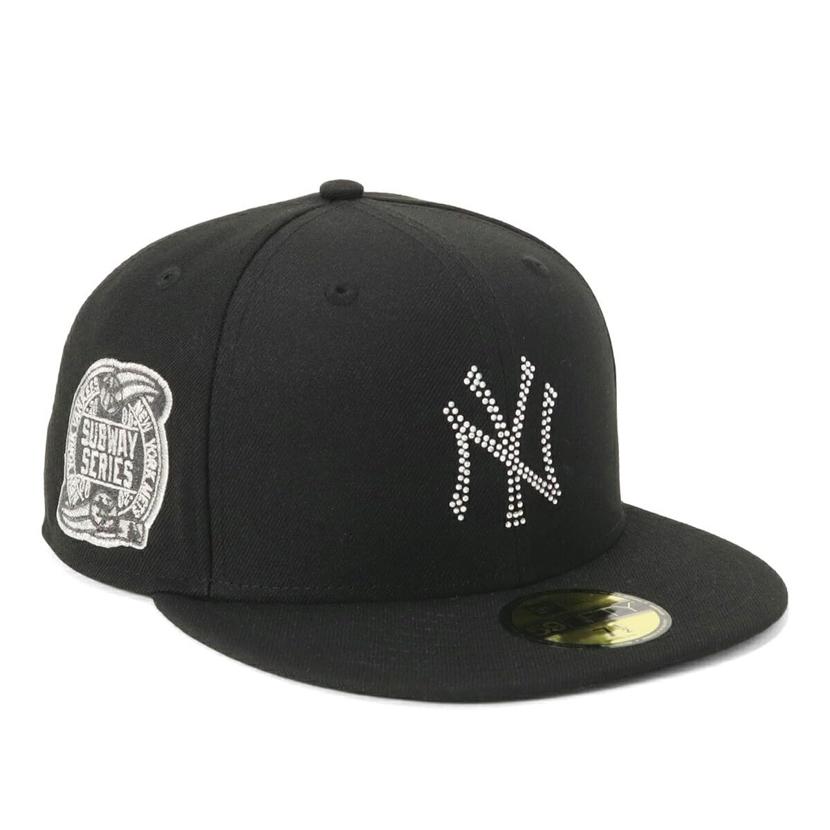 

Кепка New Era 59FIFTY 14551036 NER35C6785 MLB New York Yankees NY Черная Черная Стразы БОКОВАЯ НАШИВКА Эксклюзив ONSPOTZ Мужская Женская Шляпа Gokyu Fifty