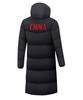 Chinese Team Winter Down Jacket Unisex Long Overcoat for Art Exam and Athlete Training