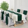 5-20Pack Satin Table Runner Green 12 X 108 Inches Table Runner Christmas Coffee Table Decor for Party Birthday Wedding Banquet