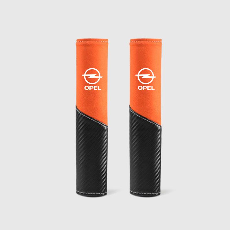 2Pcs Car Seat Belt Shoulder Pad Protection Cover For Opel Astra G H J K F Corsa D Zafira B Insignia Mokka Regal Auto Accessories QS7
