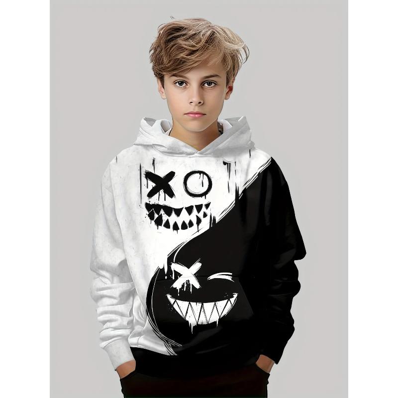 Casual Comfortable Sweatshirts Fashionable Children's Clothing Printed Hoodies Sweatshirts Boys