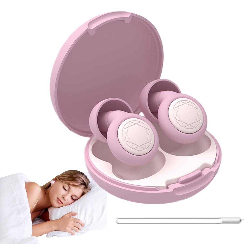 Silent Ear Plugs Reusable Silicone Sleeping Earplugs For Hearing Protection Soft Silent Noise Cancelling Earplugs For Concerts