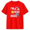 IM Dead Inside Cotton TShirt For Unisex Summer Y2K Basic TShirts Crew Neck Hippie Tee Shirt Big Size Custom Logo Clothes