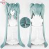 Miku Rascal Cosplay Wig 96cm Long Ponytails Wigs Heat Resistant Synthetic Hair Halloween Party Role Play Wigs+wig Cap
