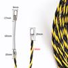 6mm 5M-50M Cable Push Puller Threader Electrical Wire Guide Device Puller Lead Wiring Installation Tool With 2pcs Wire Harness