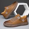 New Arrival Genuine Leather Mens Oxford Shoes Breathable Outdoor Sneakers Handmade Antiskid Casual Shoes Versatile Walking Shoes
